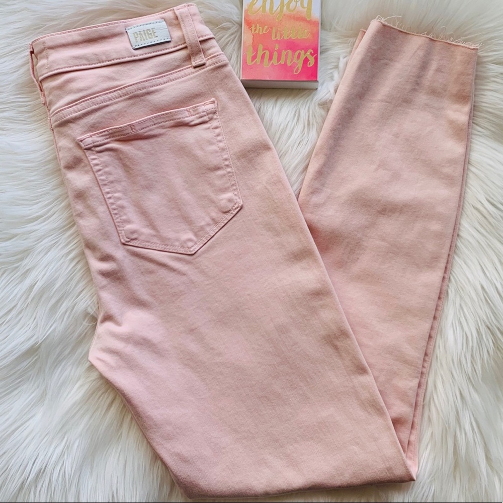 PAIGE Verdugo Crop Raw Hem Jeans - Picture 3 of 8
